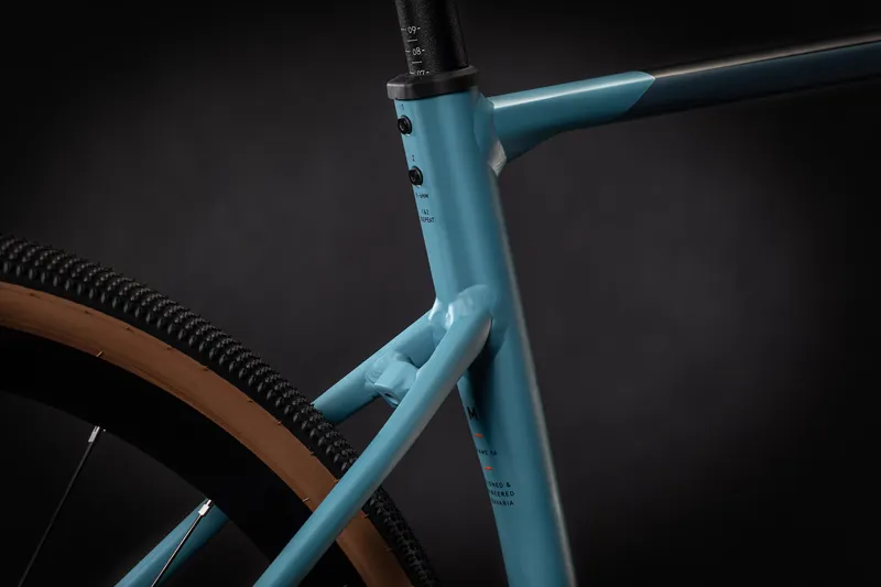 Cube NuRoad Race Gravel Adventure Bike 2021 Grey Blue / Orange-4